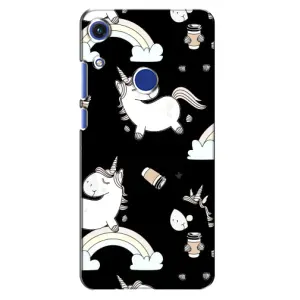 Чохол Unicorn на Huawei Honor 8A (Єдинорог з кавою)