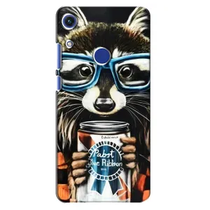 Силіконовий Чохол з Энотами на Huawei Honor 8A (Єнот в окулярах)