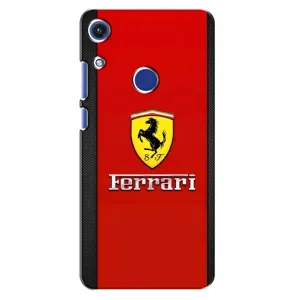 Силіконовий бампер з картинкою машини на Huawei Honor 8A (Ferrari Logo)
