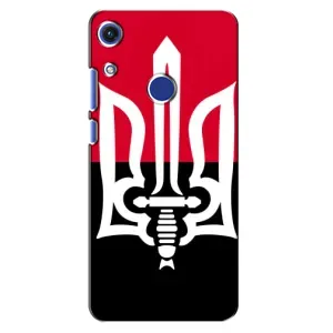 Чехлы УПА (Красно-Чёрный) на Huawei Honor 8A (Герб Украины)
