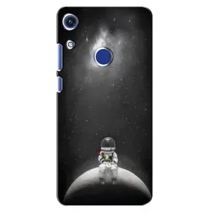 Силиконовый Чехол с принтом "Космонавты" на Huawei Honor 8A (Космонавт романтик)