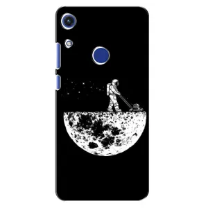 Силиконовый Чехол с принтом "Космонавты" на Huawei Honor 8A (Космонавт)