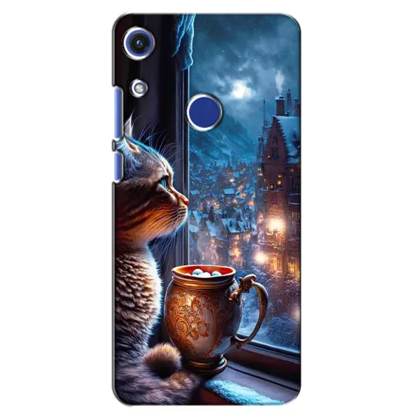 Чехол с рисунком «Кот новогодний» для Huawei Honor 8A Чехол с рисунком «Кот новогодний» для Huawei Honor 8A