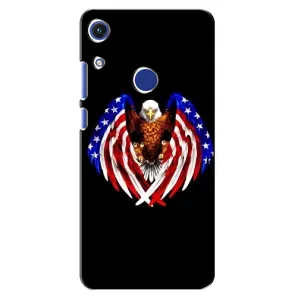 Чехол Флаг USA для Huawei Honor 8A (Крылья США)