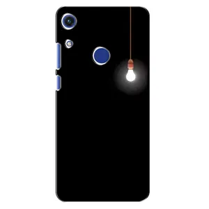 Чехол с картинками на черном фоне для Huawei Honor 8A (Лампочка)