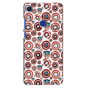 Чохол с Щітом Капітана Америки на Huawei Honor 8A (Марвел щити)