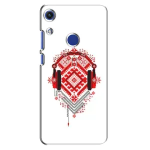 Силиконовый Чехол на Huawei Honor 8A с картинкой Вышиванки (Модная вышиванка)