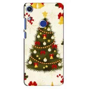 Чехол Новогодняя Елка на Huawei Honor 8A (Новогодний принт)