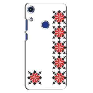 Силиконовый Чехол на Huawei Honor 8A с картинкой Вышиванки (Силуэт вышиванки)