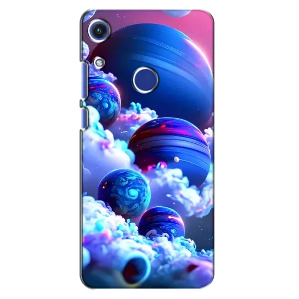Чехол с рисунком «Синие планеты» для Huawei Honor 8A Чехол с рисунком «Синие планеты» для Huawei Honor 8A