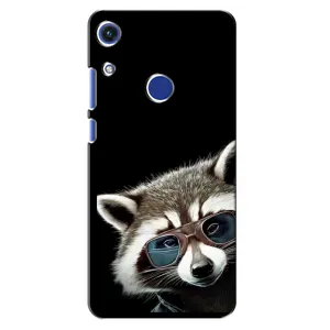 Силіконовий Чохол з Энотами на Huawei Honor 8A (Стильний Єнот)