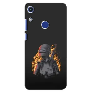 Чохол з картинкою "Герой Pubg" на Huawei Honor 8A (В полум'ї)