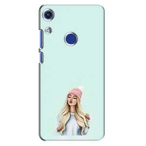 Силиконовый Чехол на Huawei Honor 8A с картинкой Стильных Девушек (В шапке)