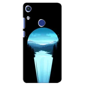 Летний Чехол на Huawei Honor 8A (Синий Водопад)