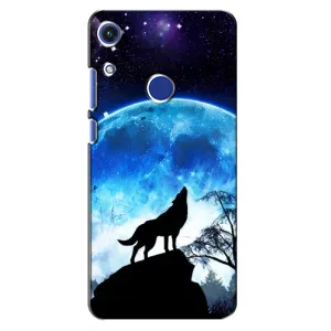 Чохол з Вовком на Huawei Honor 8A (Виє на місяць)