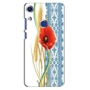 Силиконовый Чехол на Huawei Honor 8A с картинкой Вышиванки (Вышиванка с цветком)