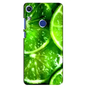 Чехол с изображением вкусной еды для Huawei Honor 8A (Яркий ЛАЙМ)