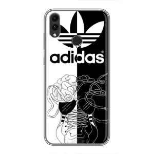 Чехол в стиле "Адидас" для Хуавей Хонор 8Х (Adidas шнурки)