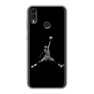 Силиконовый Чехол Nike Air Jordan на Хуавей Хонор 8Х (Джордан)