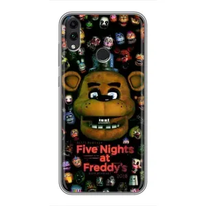 Чехлы Пять ночей с Фредди для Хуавей Хонор 8Х (Freddy)