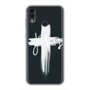 Чехлы для Хуавей Хонор 8Х (Крест Иисуса) (Jesus)