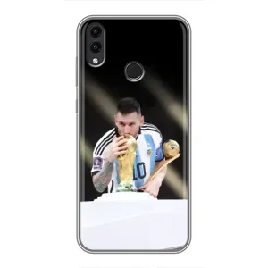 Чехлы Лео Месси Аргентина для Huawei Honor 8X (Кубок Мира)