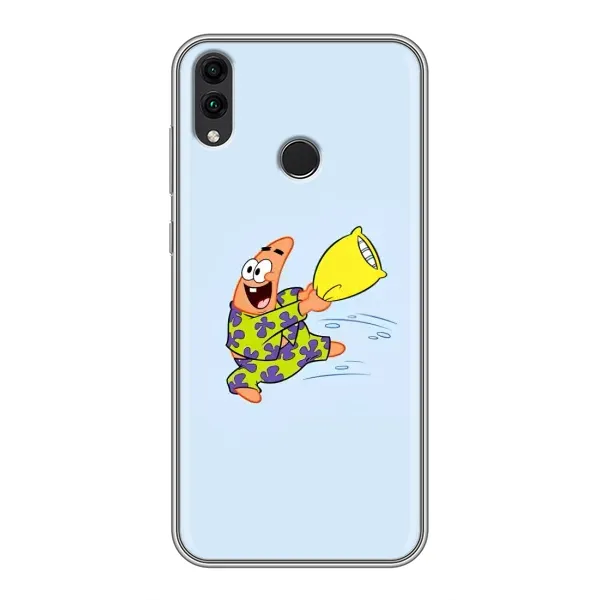 Чехол с рисунком «Патрик с подушкой» для Huawei Honor 8X