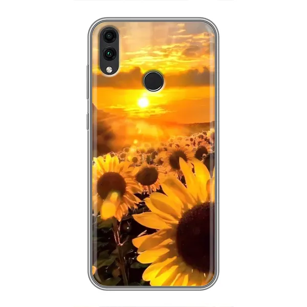 Чехол с рисунком «поле подсолнухов» для Huawei Honor 8X