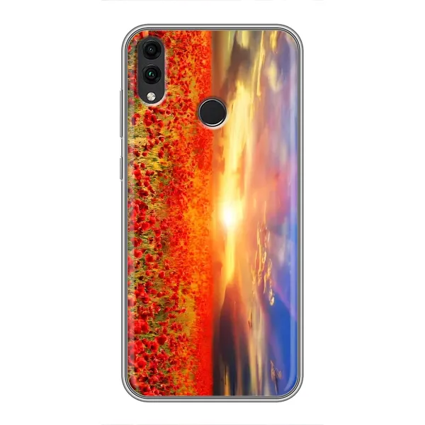 Чехол с рисунком «Поле тюльпанов» для Huawei Honor 8X