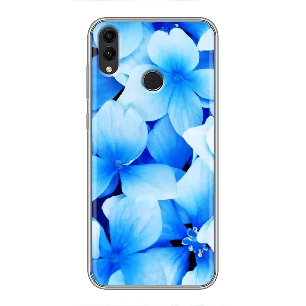 Чехол с рисунком «Синие цветы» для Huawei Honor 8X Чехол с рисунком «Синие цветы» для Huawei Honor 8X