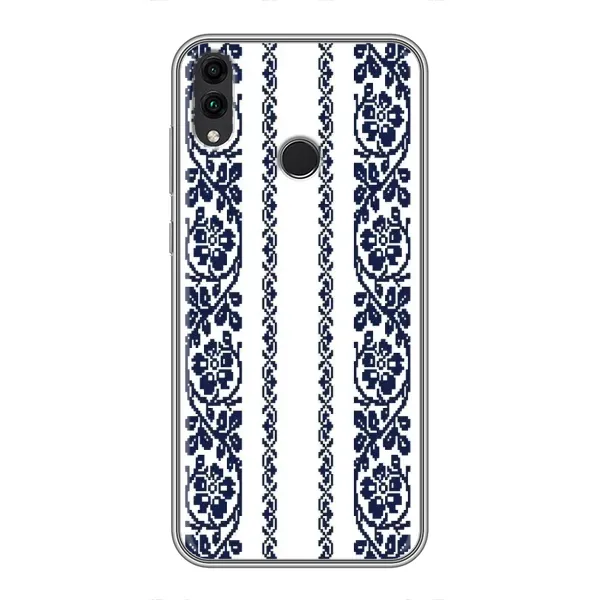 Чехол с рисунком «Синяя вышиванка» для Huawei Honor 8X Чехол с рисунком «Синяя вышиванка» для Huawei Honor 8X