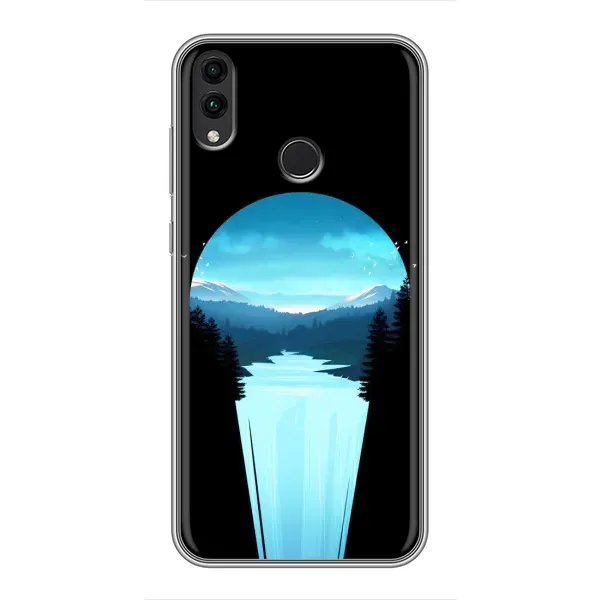 Чехол с рисунком «Синий Водопад» для Huawei Honor 8X