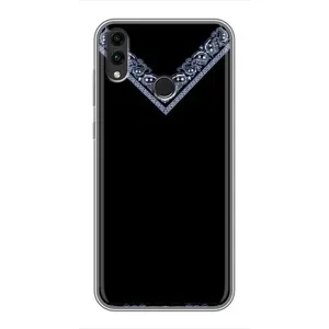 Силиконовый Чехол на Huawei Honor 8X (Воротник вышиванки)