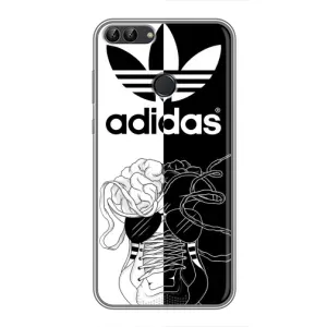 Чохол с стилі "Адідас" для Хуавей Хонор 9 Лайт (Adidas шнурки)