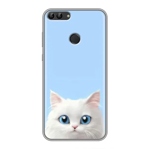 Чехол с рисунком «Белый кот» для Huawei Honor 9 Lite Чехол с рисунком «Белый кот» для Huawei Honor 9 Lite