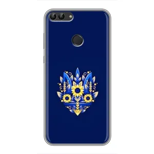 Чехол Укр Символика для Huawei Honor 9 Lite (Цветущий Герб)