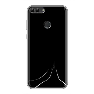 Чехол с картинками на черном фоне для Huawei Honor 9 Lite (Дорога)
