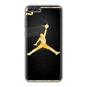 Силиконовый Чехол Nike Air Jordan на Хуавей Хонор 9 Лайт (Джордан 23)