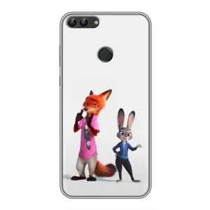 Силиконовый чехол с принтом Зоотрополіс для Huawei Honor 9 Lite (Джуди и Ник)