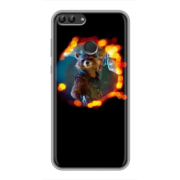 Чехол с рисунком «Енот Ракета» для Huawei Honor 9 Lite