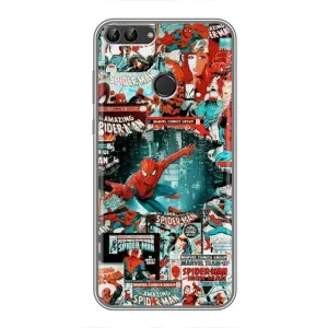 Чехол Супергерой Человека Паука на Huawei Honor 9 Lite (Комиксы Человек Паук)