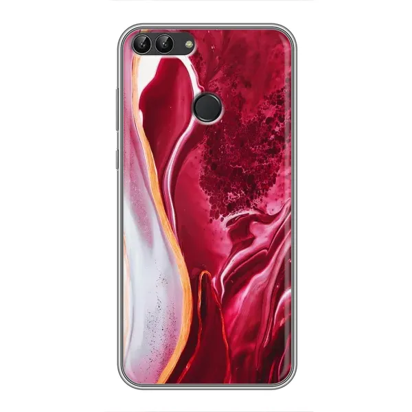Чехол с рисунком «Красный мрамор» для Huawei Honor 9 Lite Чехол с рисунком «Красный мрамор» для Huawei Honor 9 Lite