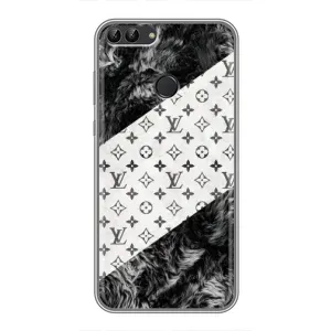 Чехол Стиль Louis Vuitton на Huawei Honor 9 Lite (LV на белом)