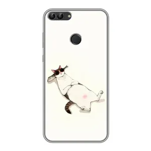 Чехол на тематику: Коты для Huawei Honor 9 Lite (Отдых)