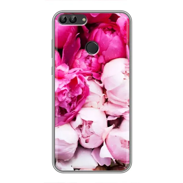 Чехол с рисунком «Пионы» для Huawei Honor 9 Lite