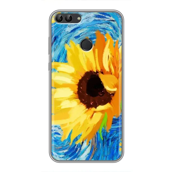 Чехол с рисунком «Подсолнух цветок» для Huawei Honor 9 Lite