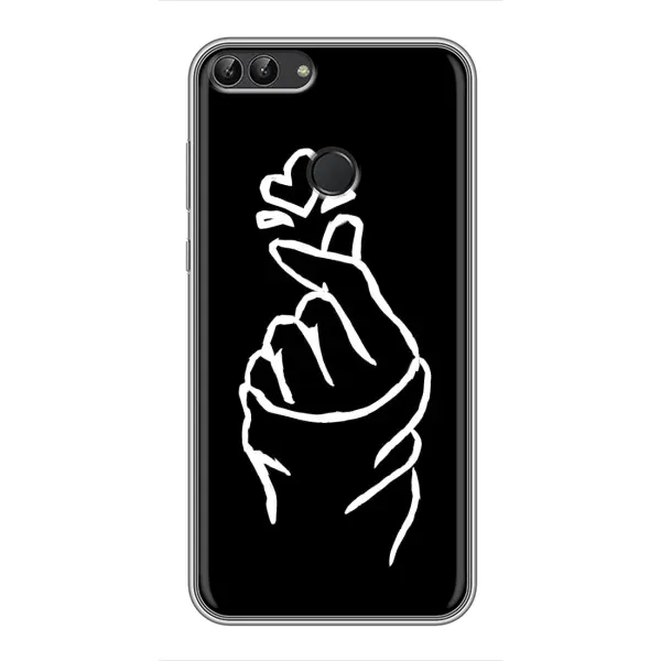 Чехол с рисунком «Сердце на черном» для Huawei Honor 9 Lite Чехол с рисунком «Сердце на черном» для Huawei Honor 9 Lite