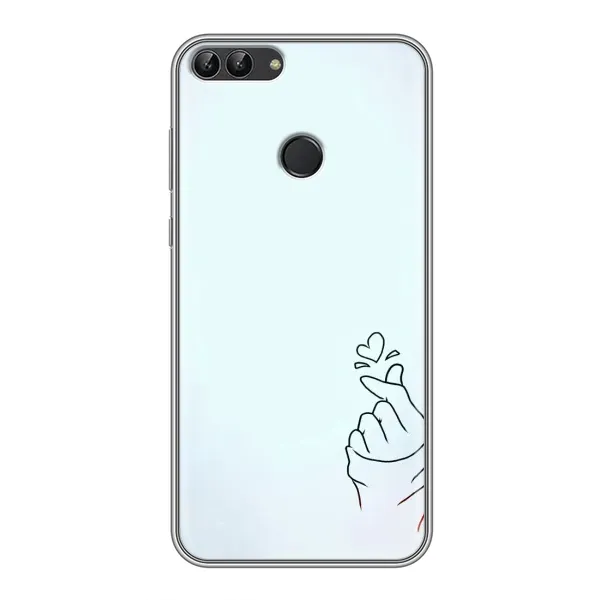 Чехол с рисунком «Сердце на голубом» для Huawei Honor 9 Lite Чехол с рисунком «Сердце на голубом» для Huawei Honor 9 Lite