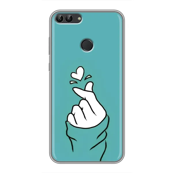 Чехол с рисунком «Сердечко на бирюзовом» для Huawei Honor 9 Lite Чехол с рисунком «Сердечко на бирюзовом» для Huawei Honor 9 Lite