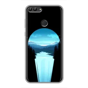 Літній Чохол на Huawei Honor 9 Lite (Синій Водоспад)